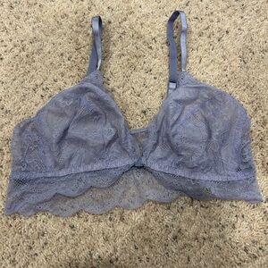 Unbranded Lilac Unlined Lacy Bralette Size L